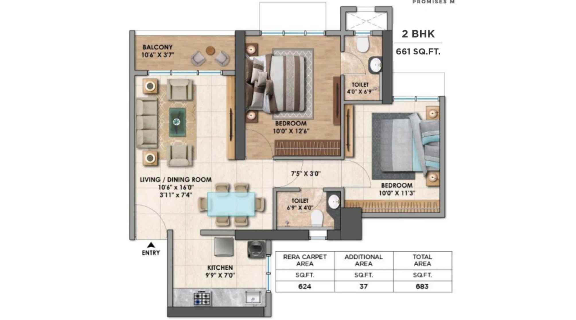 Chandak-Greenairy-2-BHK-661-sqft